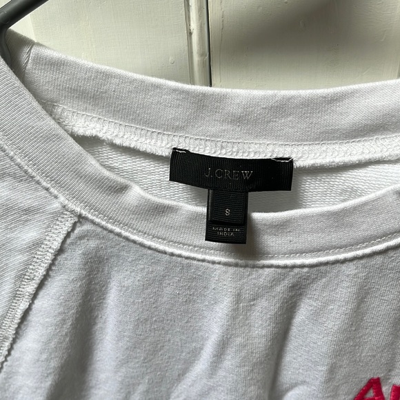 J.Crew Bright White Amour Sweatshirt - Picture 3 of 5